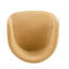 19 " H Upholstered Metal Armchair