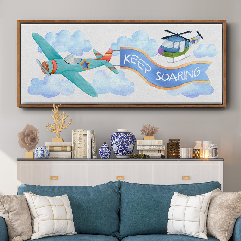 Soap Airplane- Framed Canvas