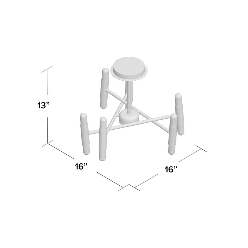 Mottla Semi Flush Mount