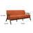 Indy 73 Inch Sofa, Brown Rubberwood Angled Frame-95256894