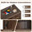 55.1'' W Coffee Bar Cabinet with Fridge Space, Buffet Sideboard Table with Charging Station-124456116