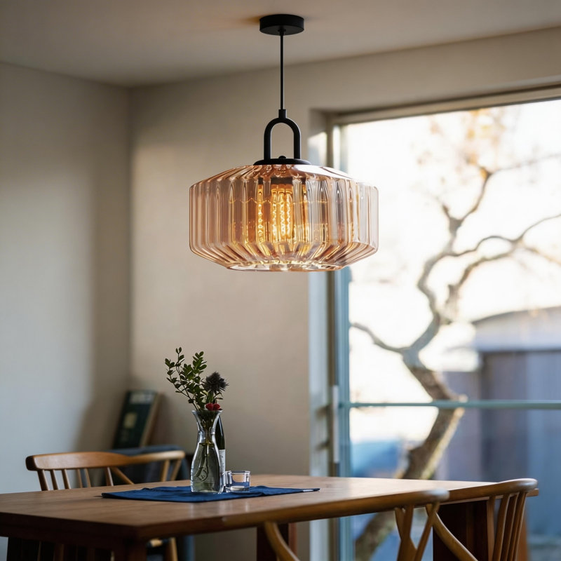 1 - Light Matte Black Pendant
