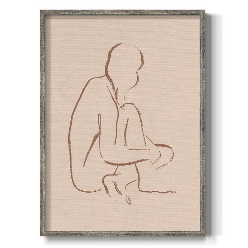 Reproduction encadrée Soseed Pose I - bois massif, H 11 po x l 9 po