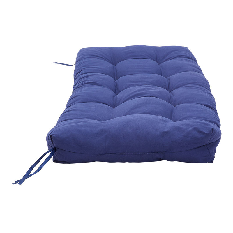 Outdoor Seat/Back Cushion, Navy Blue