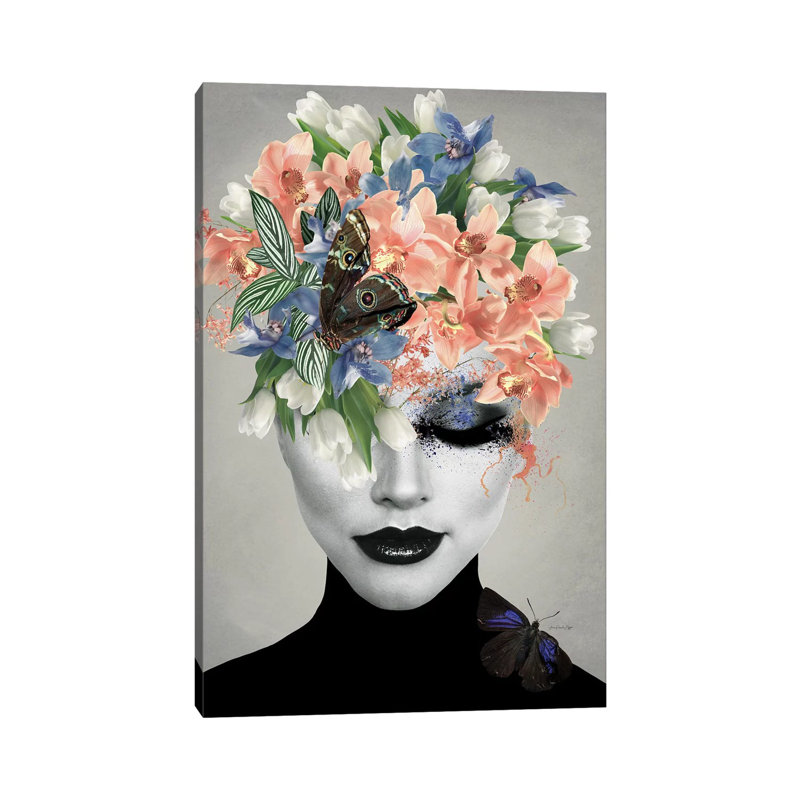 Printemps à Londres par Ana Paula Hoppe-impression d’art graphique, H 40 po x l 26 po x P 1,5 po, Toile tendue, Pas de tapis