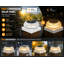 Lampadaire solaire pour poteau de clôture avec 3 modes de couleur et adaptateur multi-tailles-132411648