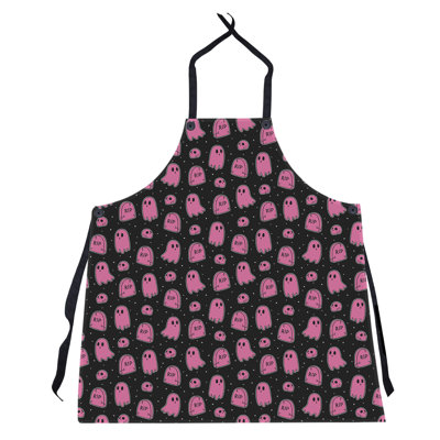 Background Ghosts Pattern Apron
