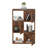 6 Cube Organizer Shelf Bookcase with Cabinet Door-1263582042