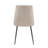 Fairfield Mid-Century Modern Tapered Dining Set, Chenille Fabric, 59" Dining Table And 4 Chairs-1487477759-1487477758