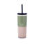 Acrylic Tumbler With Straw, Petite Stripe