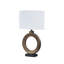 Lampe de table en laiton antique 25 po