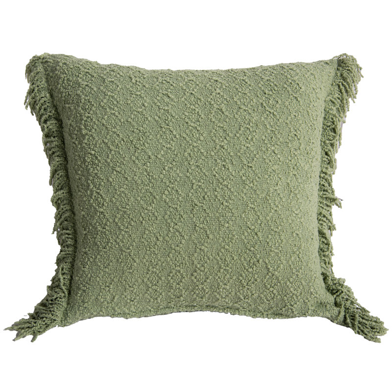  Housse et insert de coussin décoratif en coton, Vert