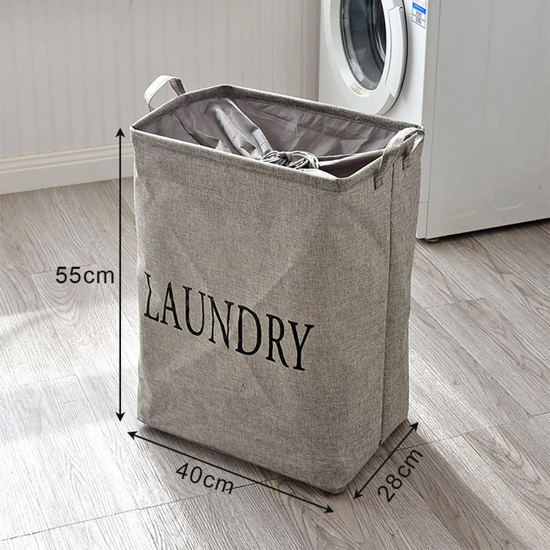 Emerence Fabric Laundry Bag with Handles