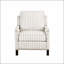 Fauteuil inclinable de salon traditionnel avec tissu texturé, garniture cloutée et structure en bois massif pour un confort élégant-1693930075