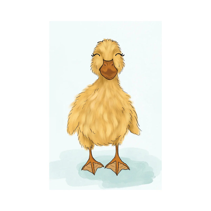 Baby Duck 1 Piece Wrapped Canvas Wall Art, 101.6 cm H x 66.04 cm W x 3.175 cm D
