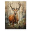 Bobinette Deer Wonderers IV sur impression sur bois-12654662