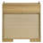 Natural 2-drawer Nightstand Bedside Table