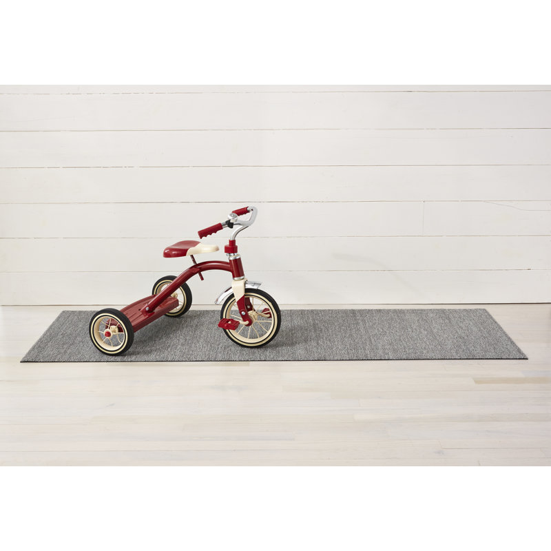 Chilewich Easy Care Heathered Shag Doormat, Gray, 0.27" H x 24" W x 36" D