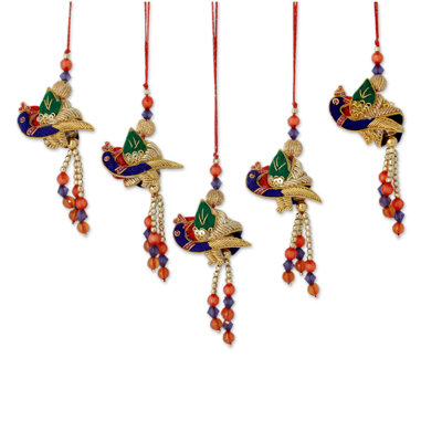 Fabric Animals Hanging Figurine Ornament