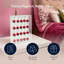  Acrylic Shadow Box 20 Red Cherry Wall Decor - 2.25" x 8.25" x 10.5"