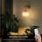 Anniek Rattan Armed Sconce