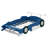 Full Size Race Car Bed For Kids, Wood Car-Shaped Platform Bed With Storage Shelves, Car Bed With Wheels-131266946