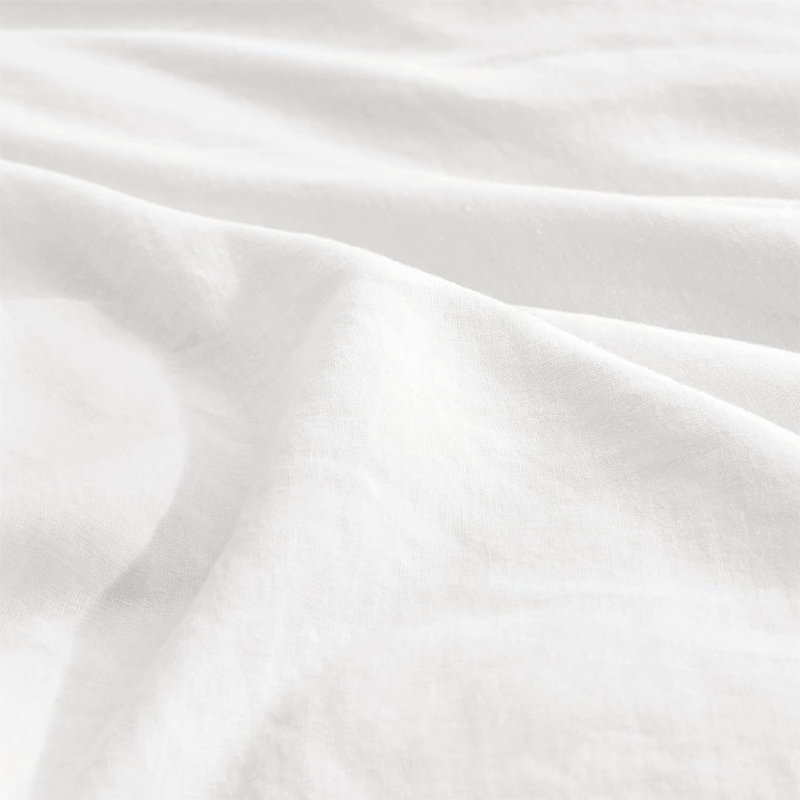 Bedsure Linen Cotton Blend Duvet Cover Set, Queen Duvet Cover + 2 Standard Pillowcases, Warm Tan