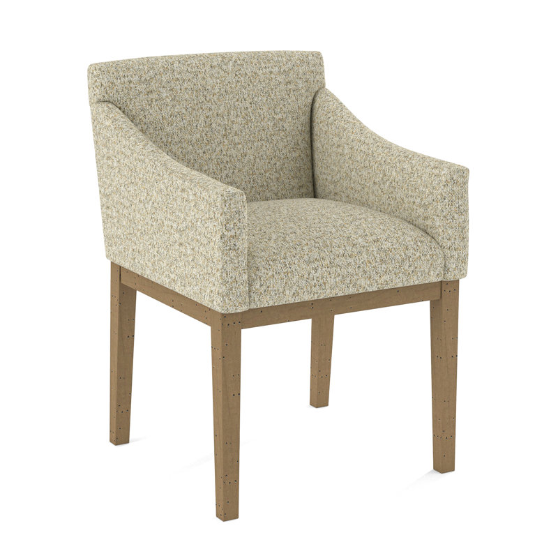 Upholstered Arm Chair, 61714-12, English Saddle