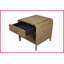 Table basse Latte Elm Veneer Tablette