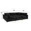 Ensemble modulaire 6 pièces en tissu Teddy Boucle-175735837