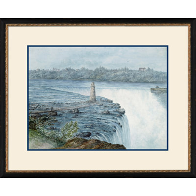 Chutes du Niagara I - Peinture encadrée sur papier