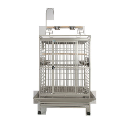 XXL Play Top Bird Cage Platinum