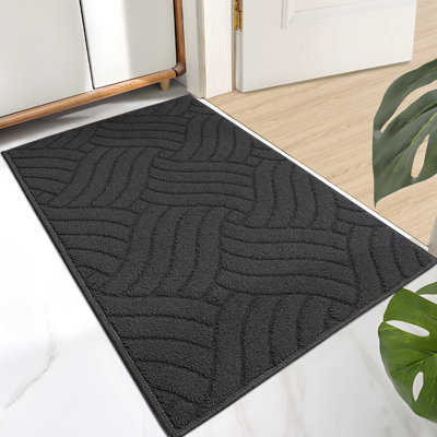 Kareshan Geometric Machine Woven Doormat 