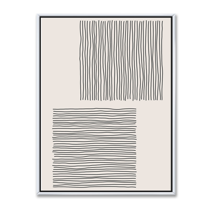 «Minimal Geometric Compostions of Elementary Forms XX», reproduction sur toile, H 32 po x l 24 po x P 1 po