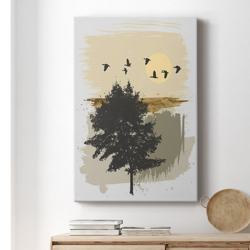Retour à la maison - reproduction sur toile tendue, H 18 po x l 12 po x P 1,5 po
