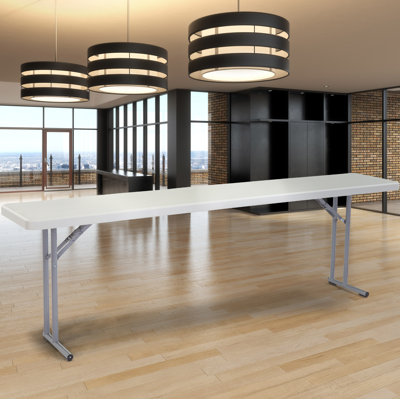 Table pliante robuste NPS, gris moucheté