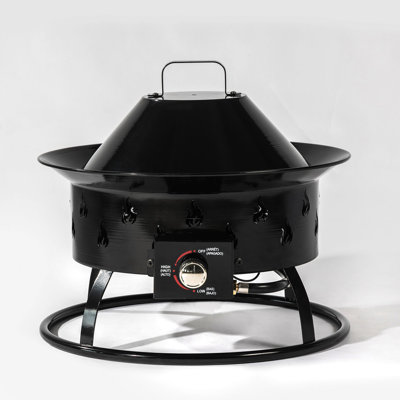 Mini Outdoor Fire Pit - Portable Steel Construction With Lava Rocks For Camping Fireplace Enjoyment And Comfort
