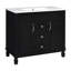 Meuble-lavabo moderne 36 "avec lavabo supérieur
