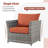 Briela 8 - Person Outdoor Seating Group with Cushions with Fire Pit table No Assembly Required-1799343706-1748488914