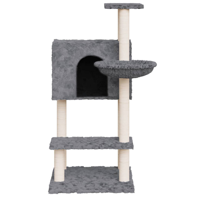 110cm Fischer Cat Condo, Dark Grey