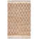 Gascon Natural Fiber Hand Loomed Jute/Cotton Geometric Rug in Natural