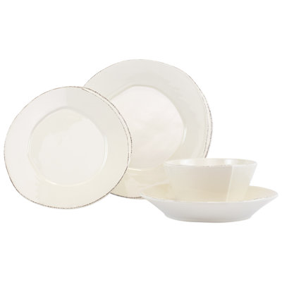 Lastra Piece Handmade Stoneware Dinnerware Set