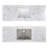 60'' Single Bathroom Vanity Top  With Engineered Stone Countertop