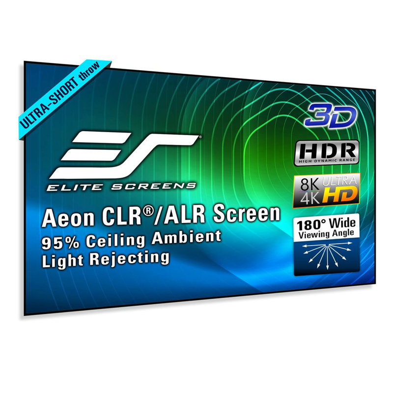 Aeon CLR Series 123" Diagonal Fixed Frame Projector Screen