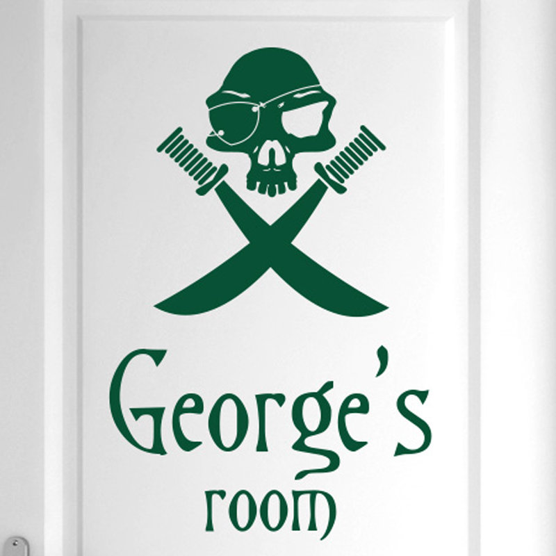 Nautical & Beach Wall Decal, Dark Green
