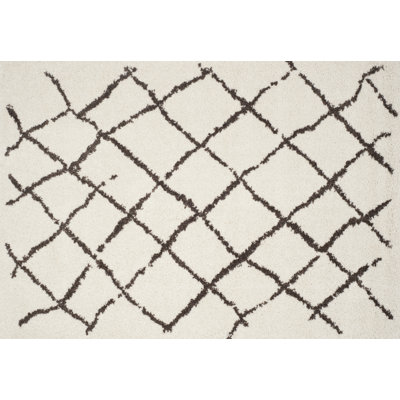 Ahavah Rectangle Geometric Vinyl Area Rug