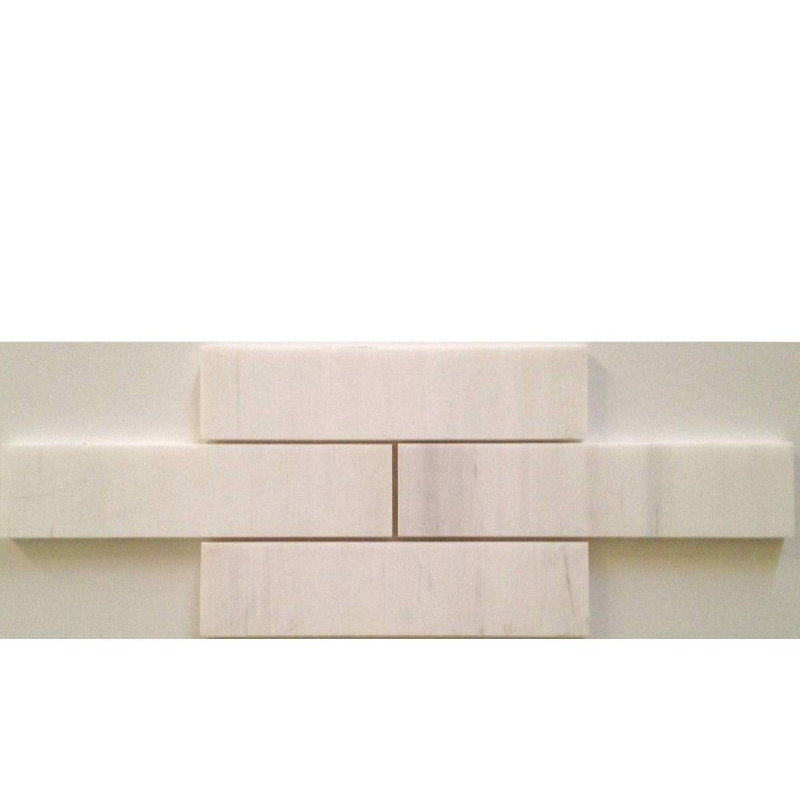 2 x 8 BIANCO VENATO POLI