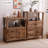 Brown Solid Wood Sideboard-1501349261