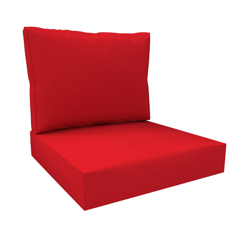28.5 x 28.5 x 5 inch Brandtley Sunbrella Outdoor Chair Cushion, Royzell Seat Back Replacement Cushion for Outdoor Furniture Argyri Arm Chair, Sofa, Loveseat