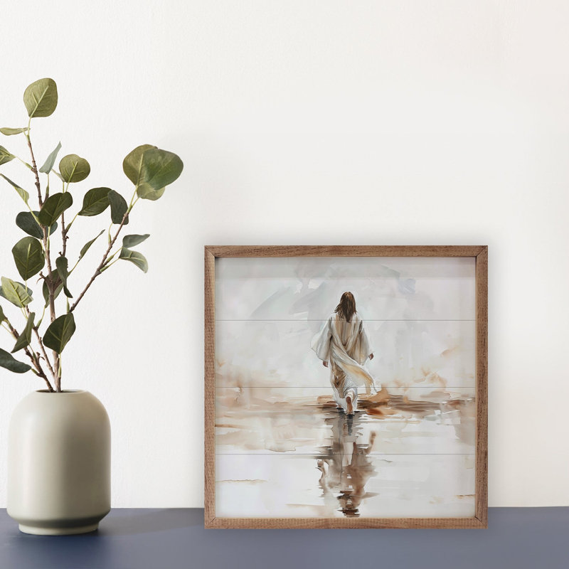 «Walking On Water» par Petals Prints Design, 4" H x 4" W